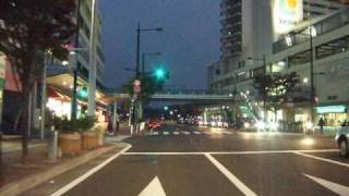 preview picture of video '自動車の目: 若松　Drive into Wakamatu, Kitakyûsyû City'