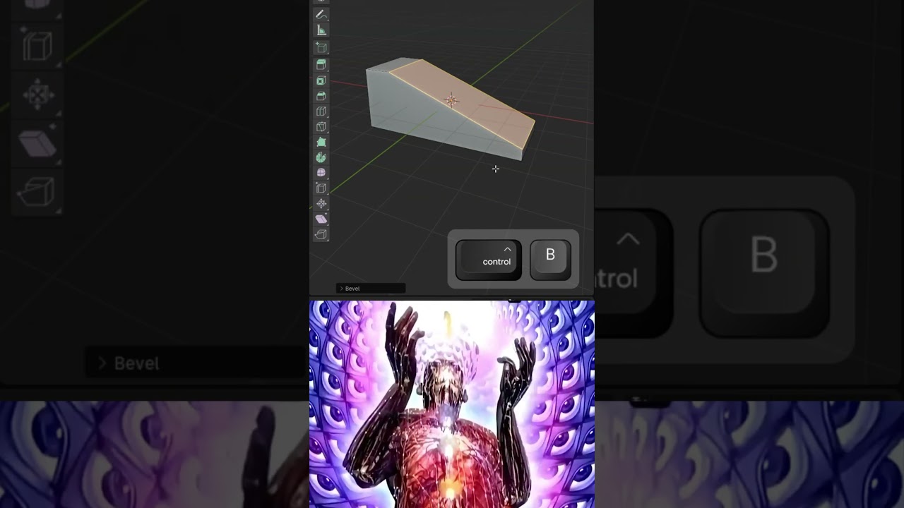 Noob vs Pro Artist: Stairs in Blender🤯