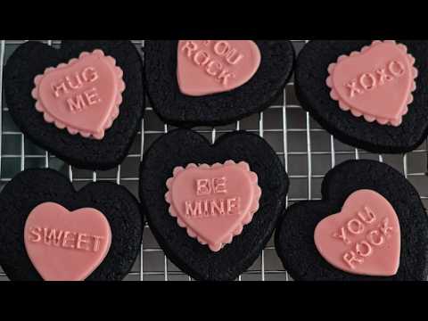 These Black Cocoa Chocolate Sugar Cookies Will Make Your Heart Skip a Beat!
