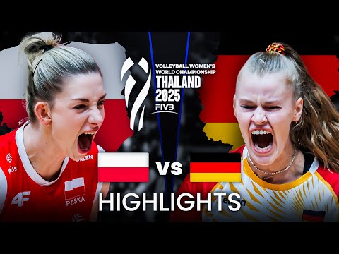 POLAND 🇵🇱 vs GERMANY 🇩🇪 | Highlights | Women's Volleyball World Championship 2025