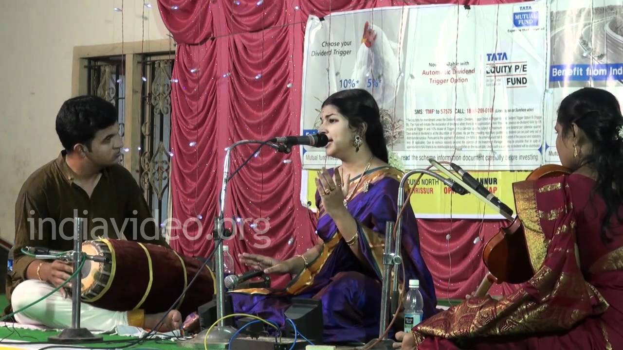 Carnatic music recital, Kumari N J Nandini, Thiruvananthapuram