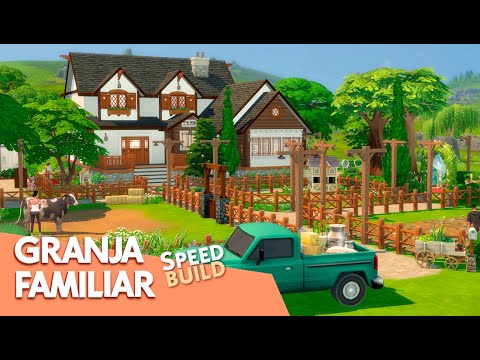 , title : '🌾 GRANJA FAMILIAR GRANDE en LOS SIMS 4 🏠 || Los Sims 4 Speed Build | miriamslowly'
