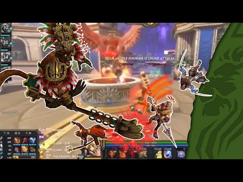 Hun Batz Jungle 1v3 Clutch Come Back! Crazy Smite Masters Ranked Game