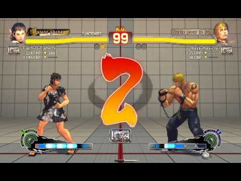 USF4 infinit matches - offlink21 vs the world - Sakura vs Cody