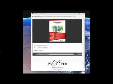 Hit the Road Jack , by Percy Mayfield arr  Mike Lewis [143]