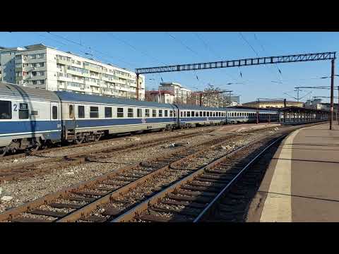 IR 1657 (Bucuresti N-Bacau) cu EA 145 plecare din Gara de Nord (11.02.2022)