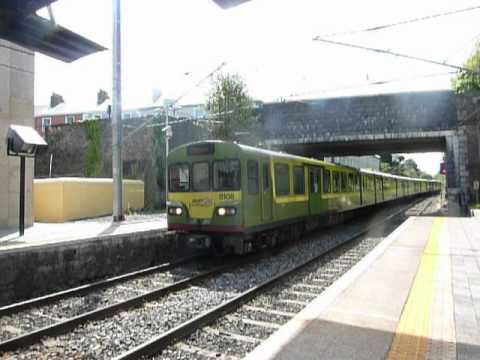 IE 8100 Class Dart Train number 8108 - Malahide Station, Dublin