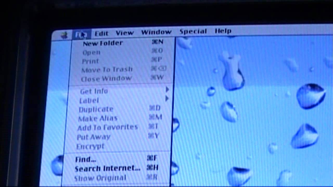 Mac OS 9: Finder Basics
