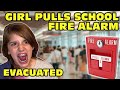 Girl Temper Tantrum Pulls Fire Alarm During School Assembly FIREMEN SHOW UP Original