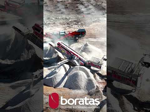 Boratas Tracked Mobile Crushing &amp; Screening Solutions | 100% Electric Drive | Konkasör | Taş Kırıcı