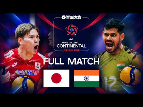 Japan 🇯🇵 vs. India 🇮🇳  - Quarter Final | AVC Continental Championships 2026 Full Match