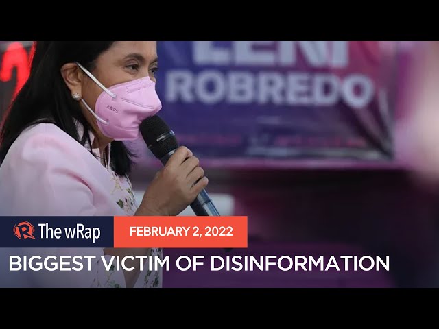 Robredo is top target of disinformation in initiative’s January 2022 fact-checks