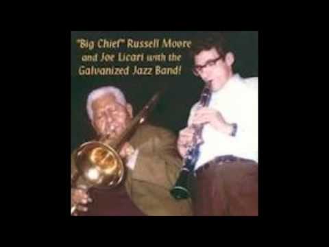 Big Chief Russell Moore's Extraodinary trombone playing Wabash Blues.