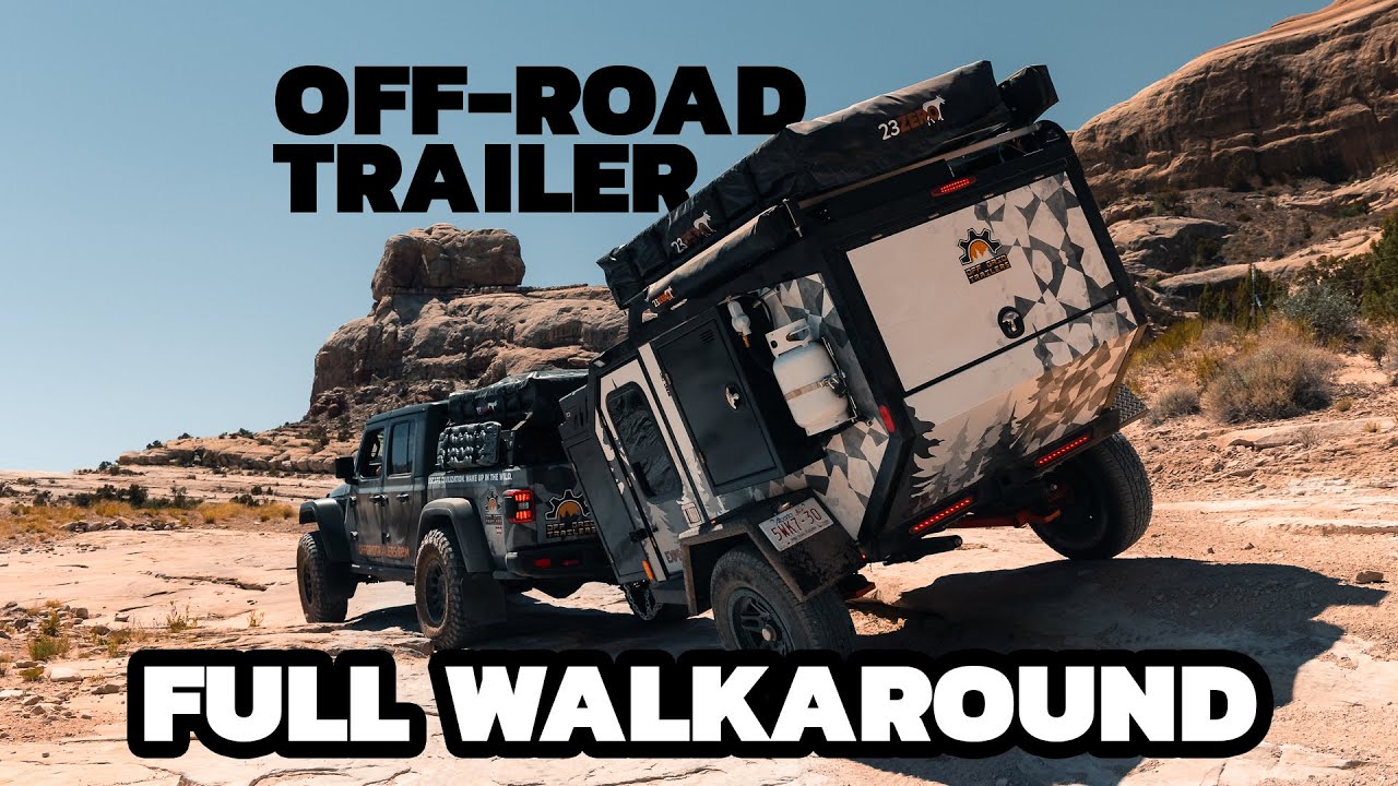 All Metal Off-Road Camping Trailer for Overland Adventures: Full Walkaround