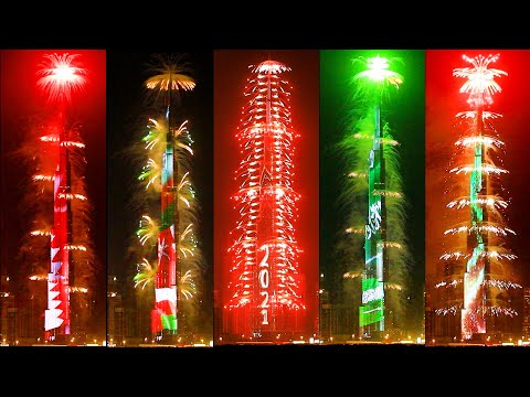 New Year Fireworks In Burj Khalifa  Dubai #newyear #celebration #dubai #burjkhalifa 2023