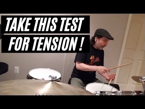 Drum Lessons: A Test to Be Sure You're Playing Without Tension
