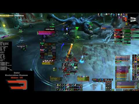 Narcosis Vs. Mythic Fetid Devourer [Resto Shaman PoV]