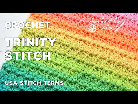 Crochet Trinity Stitch - No Holes Stitch (Perfect for Dishcloths!)