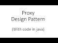 Proxy Design Pattern in Java