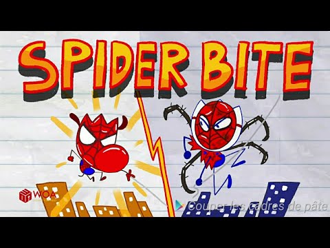 SPIDER MAX Hero Mutation Vs FRENZY THIEF SPIDEY - Superhero Cartoons Pencilmation