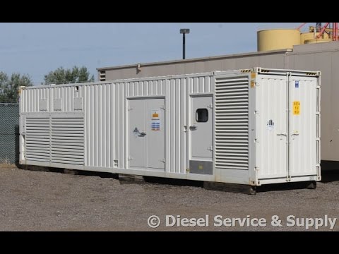 2000 kW Cummins Diesel Generator – 277/480 V,  Low-Hour Used 2 MW Genset #87092