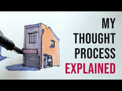 LEARN Urban Sketching: I Break Down My FULL Thought Process