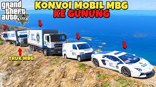 Download lagu Konvoi Semua Mobil Dan Truk MBG Naik Ke Atas Gunung Tertinggi - GTA 5 MOD mp3