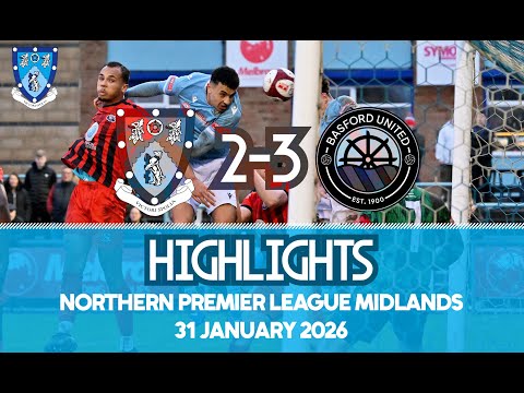 Rugby Town 2-3 Basford United - 31/01/26 - Northern Premier League Midlands - Match Highlights