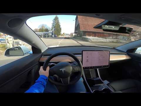 Tesla Model 3 LR AWD 2020 POV Drive Day & Night (No Comment) Original Sound