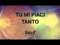 TU MI PIACI TANTO - Sayf (Sanremo 2026) [Testo/Lyrics]