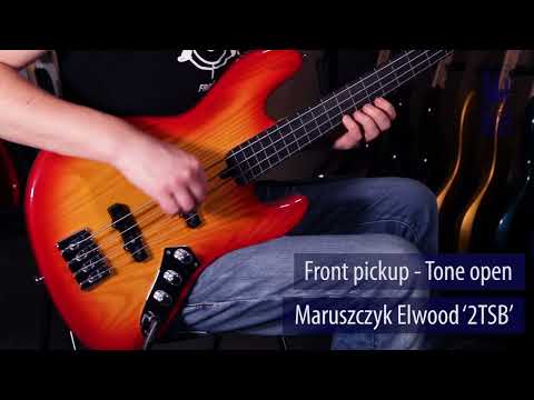 Maruszczyk Elwood Fretless 4P Live Demo - BassFreaks.net