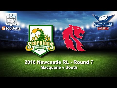 2016 Newcastle RL Round 7 Delayed Broadcast - Macquarie Scorpions v South Newcastle