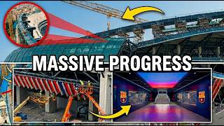 ⚽New Camp Nou is Changing FAST(16May2026)|Camp Nou Roof is Rising Fast|Massive Roof &Facade Progres