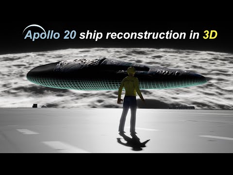 Apollo 20 ship reconstruction in 3D (updated version)