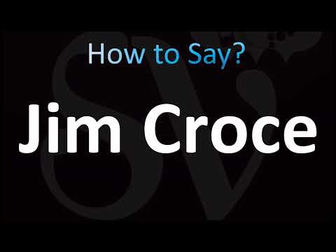 How to Pronounce Jim Croce
