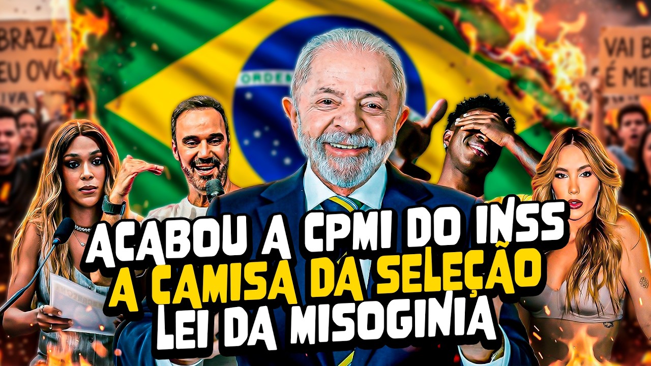 ACABOU A CPMI DO INSS | A CAMISA DA SELEÇÃO | LEI DA MISOGINIA - STAND UP DIOGO PORTUGAL