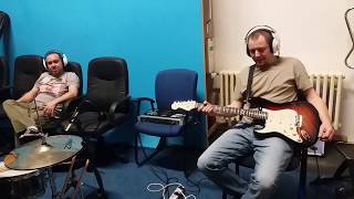 Video Rado nahrává kytarové sólo do skladby Stane se co má :)