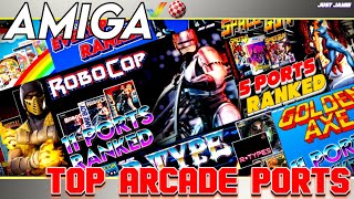 The Best Ranked Amiga Arcade Ports Marathon (Time Stamps) #amiga #commodoreamiga #amiga500