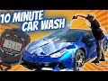 HOW TO WASH A CAR FASTER Car Wash In 10 Minutes Or Less