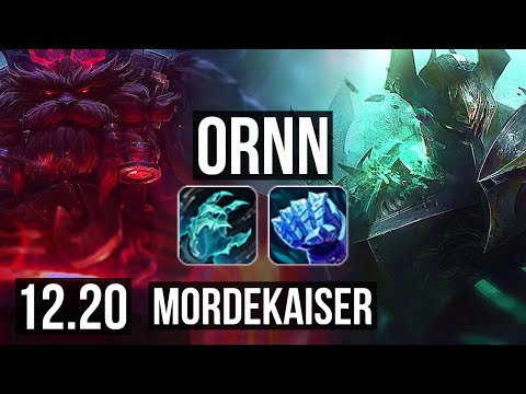 ORNN vs MORDEKAISER (TOP) | 0/0/11, 800+ games | EUW Grandmaster | 12.20