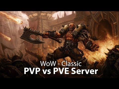 WoW Classic - PVP vs. PVE Server Deutsch/German