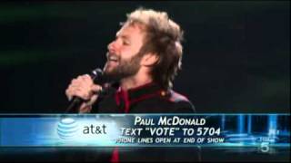 Paul McDonald - American Idol 2011 Top 13