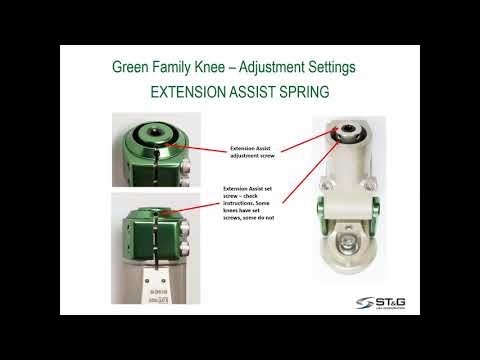 Green Knee Adjustment Settings Video