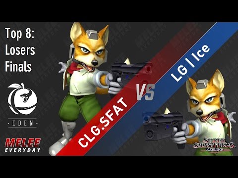 Eden - CLG . SFAT (Fox) vs. LG | Ice (Fox) - SSBM - Top 8, Losers Finals