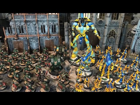 Salamanders vs. Craftworlds Iyanden [Kreuzzug 2020 - 40] Warhammer 40k Battle Report Deutsch