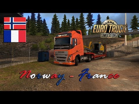 Delivering a D-50 Driller from Norway to France (ETS2 Timelapse #1)