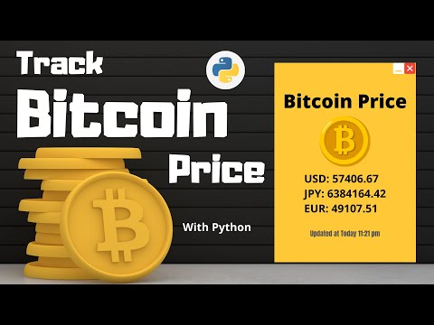 Bitcoin Price Tracker Using Python Bitcoin Python