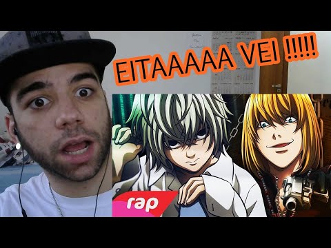 REACT - RAP DO NEAR E MELLO (DEATH NOTE) - 7 MINUTOZ