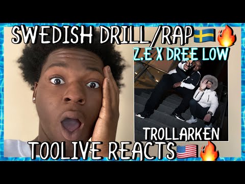 AMERICAN REACTS to SWEDISH RAP! DREE LOW X EINAR - SSM LS| Z.E X DREE LOW - TROLLKARLEN Pt.43