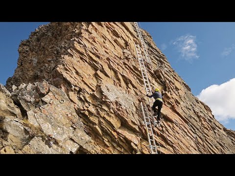 Via Ferrata Schwarzhorn - 5 spectacular ladders